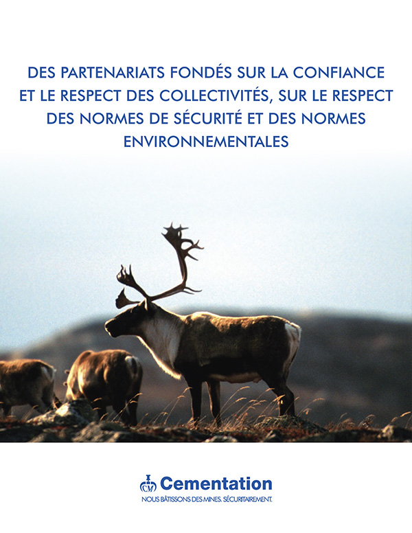 Participation des collectivités autochtones (Partnership Brochure - Indigenous Participation)